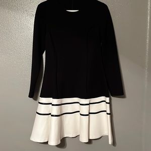 Black and white dress